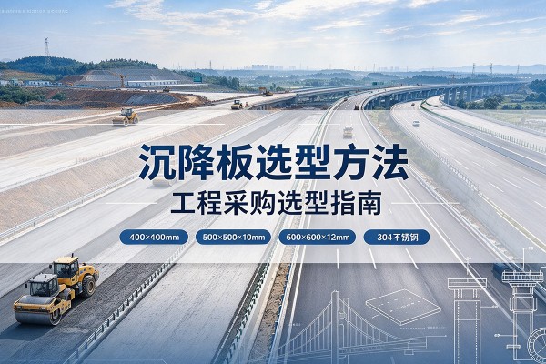 广宁沉降板选择方法