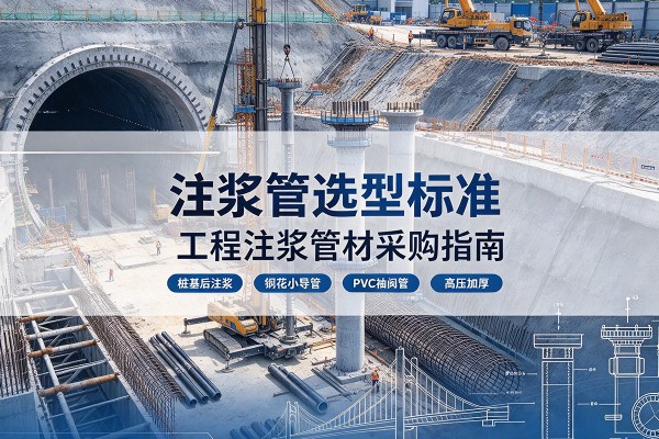 广宁注浆管选型标准