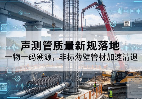 广宁声测管质量新规落地，一物一码溯源，非标薄壁管材加速清退