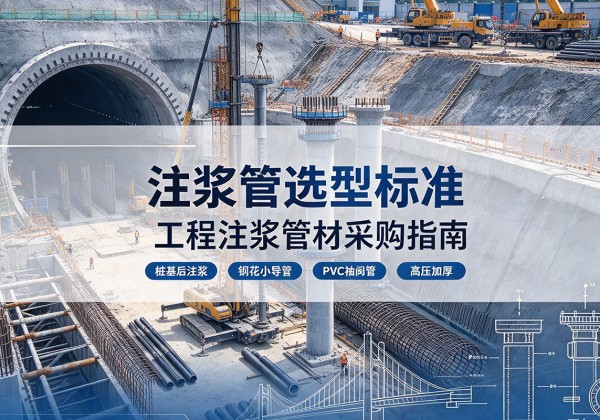 广宁注浆管选型标准